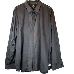 Rock & Republic Men's XL Slim Fit Dress Shirt Statement Shirt Business Casual